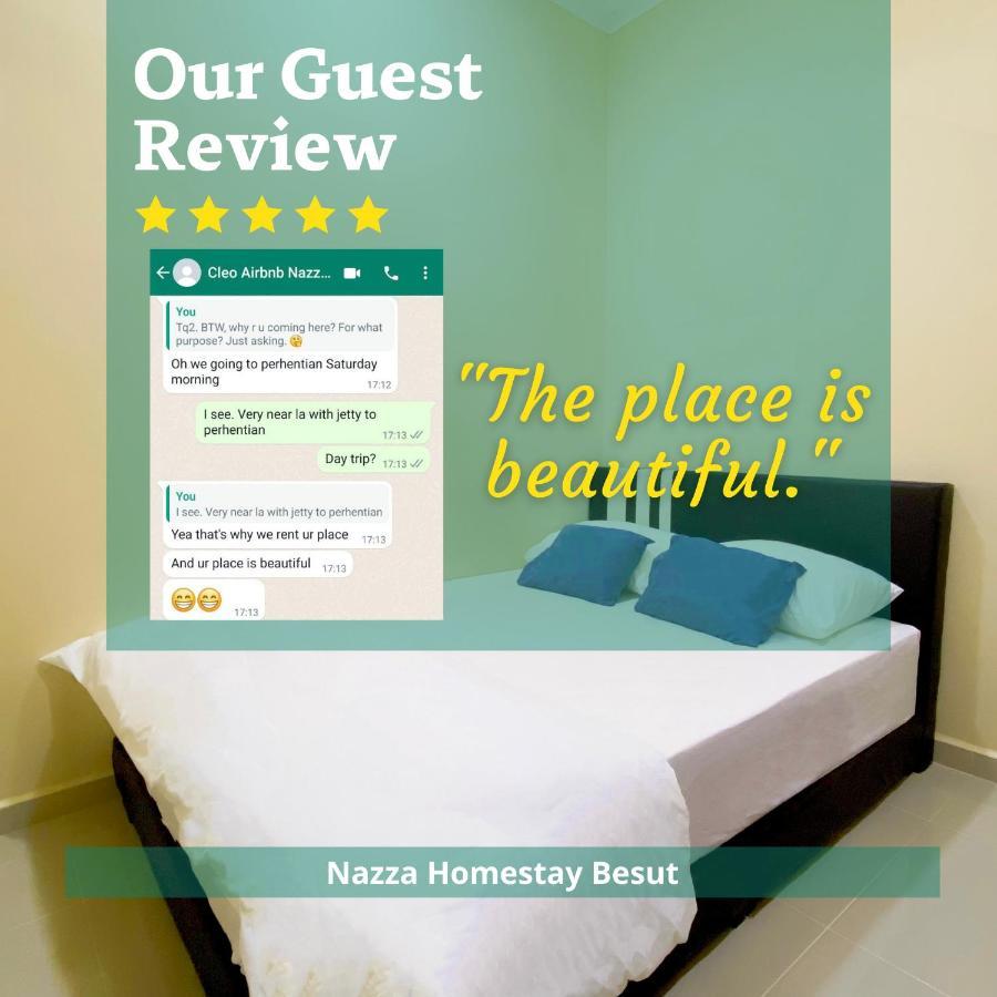 Nazza Homestay Besut With Swimming Pool Kampung Raja Eksteriør bilde